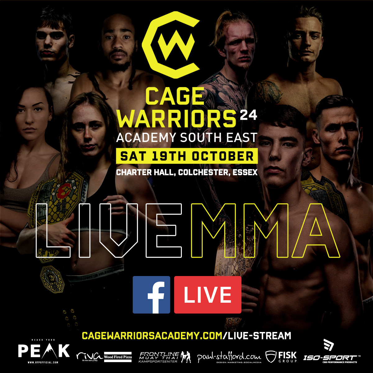 Live Stream - Cage Warriors Academy1200 x 1200